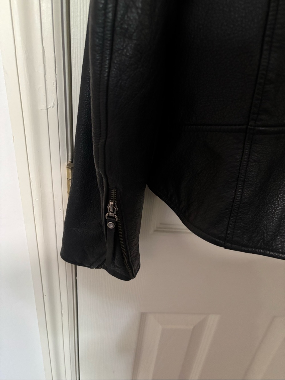 Black Harley-Davidson Leather Women's Zip Jacket Size Medium - Picture 6 of 7